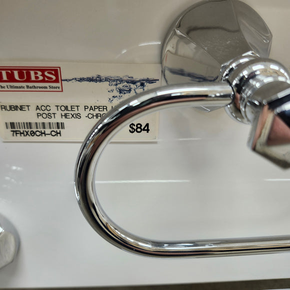 Rubinet Hexis  Toilet Paper Holder Floormodel Sold As Is