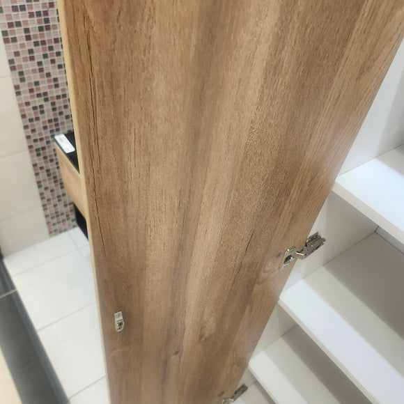 Rubi Haus 32 x 20 Wallmount Vanity, LED Mirror and Linen Combo Floormodel as is Clearance (H20)
