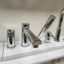 Aquabrass Volare 3pc Roman Deck Tub Filler Floormodel Clearance As Is-1