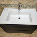 Ico 31 x 18 Coda Wallmount Vanity With Countertop Sink Combo Floormodel Clearance Sold As Is (H10)-5
