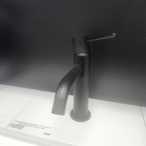 Aquabrass Treemme Single Hole Matte Black Faucet Floormodel Clearance Sold as is (153)