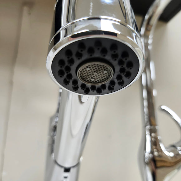 Vida Kitchen Faucet with Extending Faucet Head Chrome Floormodel Clearance As Is
