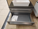 33" Vanico Loft Vanity & Countertop Combo with Mirror (as is) l10-4
