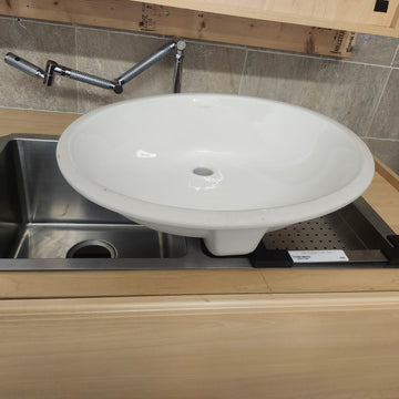 Kohler 21 x 17 Undermount Bathroom Vanity Sink Biscuit Floormodel As is M10