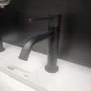 Aquabrass Treemme Single Hole Matte Black Faucet Floormodel Clearance Sold as is (153)-1