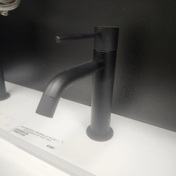 Aquabrass Treemme Single Hole Matte Black Faucet Floormodel Clearance Sold as is (153)