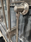 Brizo Shower Accessories Floormodel As is Satin Rough in not included-11