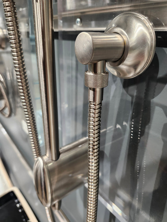 Brizo Shower Accessories Floormodel As is Satin Rough in not included