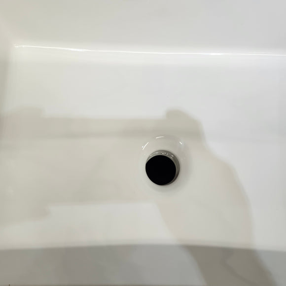 Vida Turin 61 Bathroom Vanity and Countertop Combo Black/White Floormodel Clearance H5