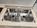 Vida Undermount Kitchen Sink 32 x 19 2 Bowl Floormodel Clearance-1