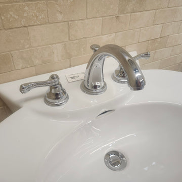 Aquabrass San Remo High Spout Bathroom Faucet Floormodel Clearance As Is (H15) - 0