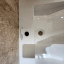 Duo 24 x 17 3/4 Countertop Vanity Sink no Overflow White Floormodel As Is L15-3