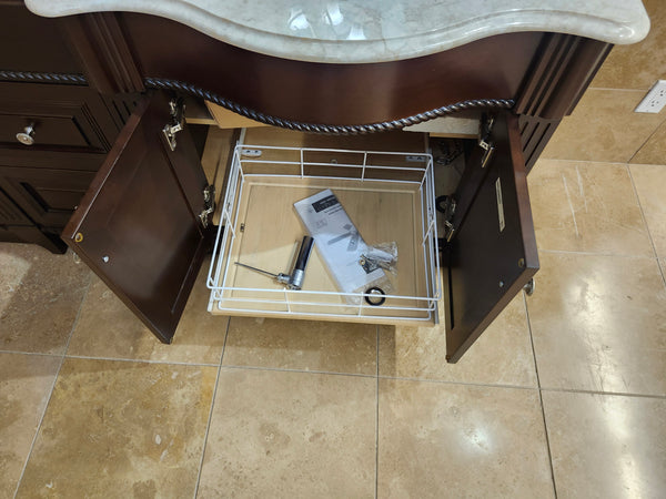 55" Vanico Victorian Vanity Combo (as is)