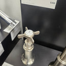 Hansgrohe Axor Series 3 Hole Single Faucet Montreux 8cc Cross Handles Brush Nickel Floomodel Clearance as is-5
