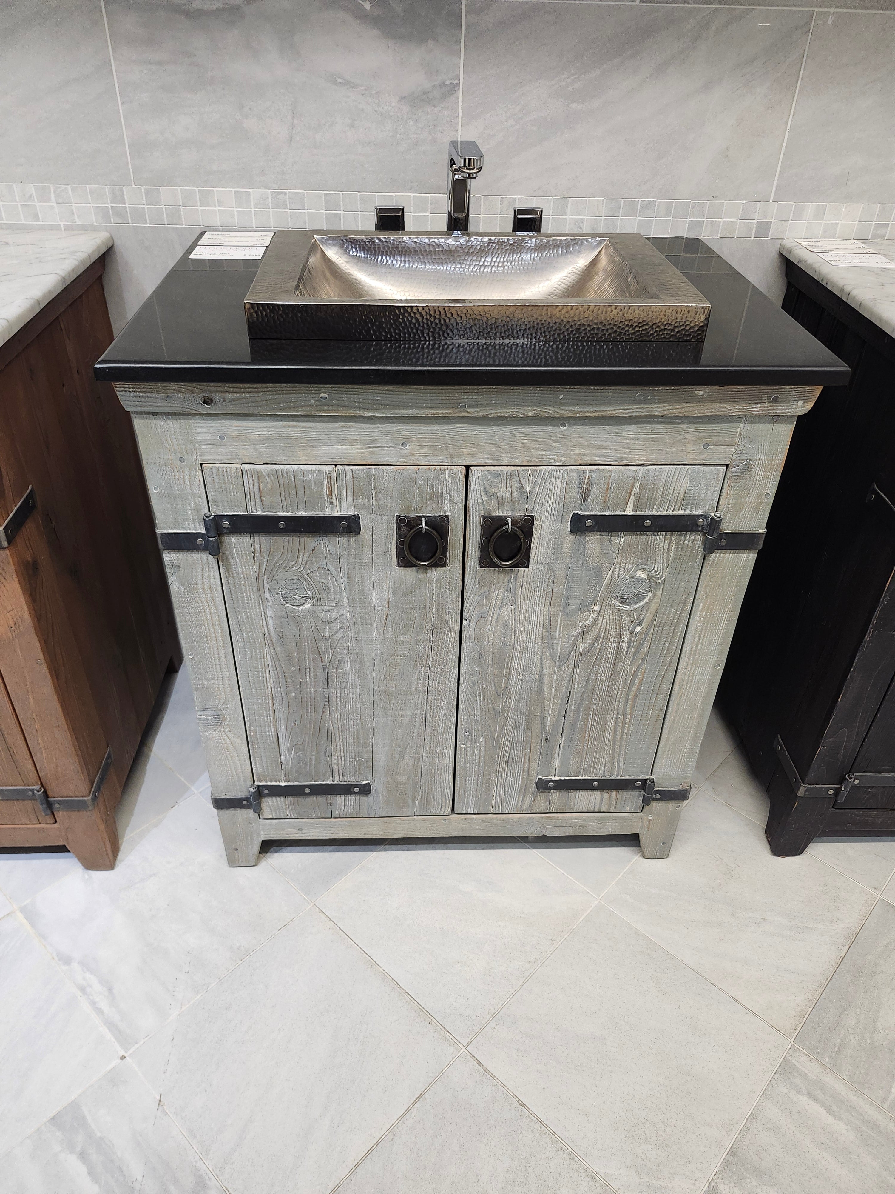 30" Native Vanity & Countertop Combo with Drop-in Sink (as is)