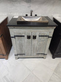 30" Native Vanity & Countertop Combo with Drop-in Sink (as is)