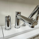 Aquabrass Volare 3pc Roman Deck Tub Filler Floormodel Clearance As Is-4