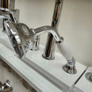 Rubi 3pc Roman Deck Tub Filler Floormodel Clearance as is-11
