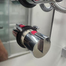 Thermostatic 2 way Chrome Shower Kit Floormodel Clearance as is (153)-5