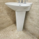 Two piece Pedestal Combo White Floormodel Clearance As Is (H15)-2