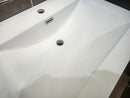47" Vero Glossy White Vanity with Double Countertop Combo (as is) g10-5