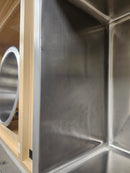 Vida Acute Stainless Steel Square Undermount Kitchen Sink Floormodel Clearance as is etobicoke-3
