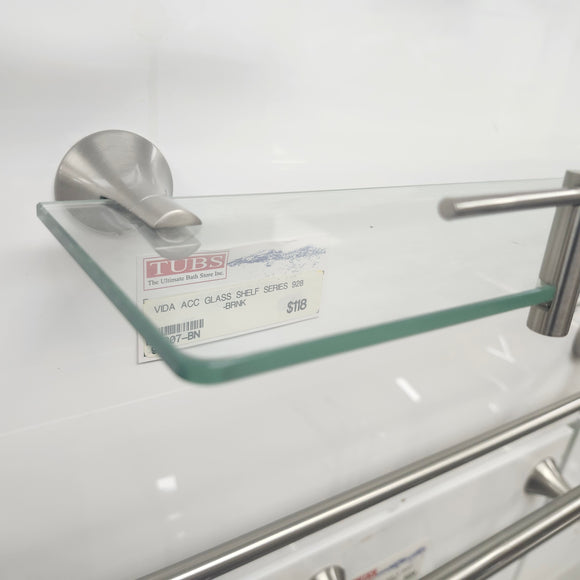 Vida 928 Series Glass Shelf Bathroom Accessory Floormodel Clearance As Is