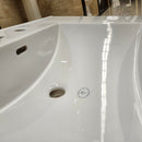 Fairmont 37 x 22 Ceramic Countertop Sink 8CC White Floormodel As is (H14)-9