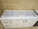 60" Glossy White Art Vanity with Countertop Combo (as is) i9-3
