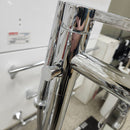 Vida V-Style Floormount Tub Filler with Hand Held Shower Head and Round Handle Floormodel Clearance as Is-8