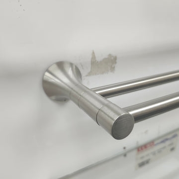 Vida 928 Series 24 Inch Double Towel Bar Bathroom Accessory Floormodel As Is - 0