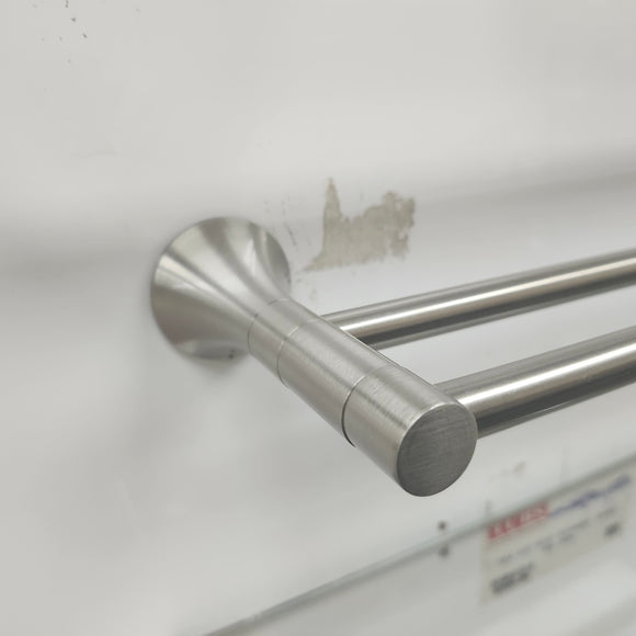 Vida 928 Series 24 Inch Double Towel Bar Bathroom Accessory Floormodel As Is