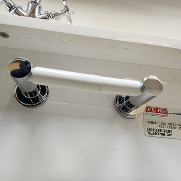 Rubinet Lasale Toilet Paper Holder Floormodel Sold As Is Chrome Floormodel Clearance As is - 0