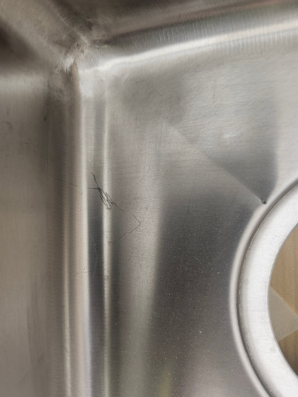 Vida Acute 27" x 18" Stainless Steel Square Undermount Kitchen Sink Floormodel Clearance as is