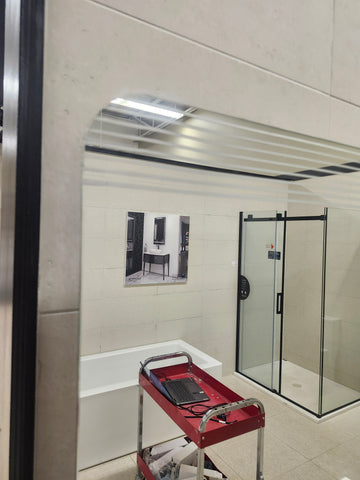 Vida Vanity Mirror Ovo 47 x 24 x 2 White Floormodel Clearance m5 (Copy) - 0