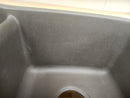 BLANCO Diamond SILGRANIT 32-in 60/40 Double Bowl Undermount Kitchen Sink - Volcano Grey Floormodel as is 400585-10
