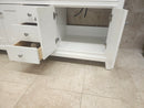 61" Riverfield White Vanity and Double Countertop Combo (as is) i13-7