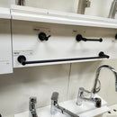 Unity 939 Series 24 Inch Towel Bar Bathroom Accessory Black Finish Floormodel Clearance As Is-1
