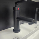 Unity Fountain Blue Single Hole Black Matte Faucet Floormodel Clearance Sold As is (153)-2