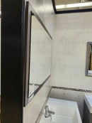 Aura Vanity Mirror 39" x 26" sepia Finish (as is)-2