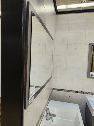 Aura Vanity Mirror 39" x 26" sepia Finish (as is)