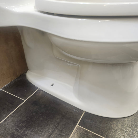 Kohler Cimarron 1pc Skirted Toilet Comfort Height White K3619 Floormodel Clearance As Is (H17)