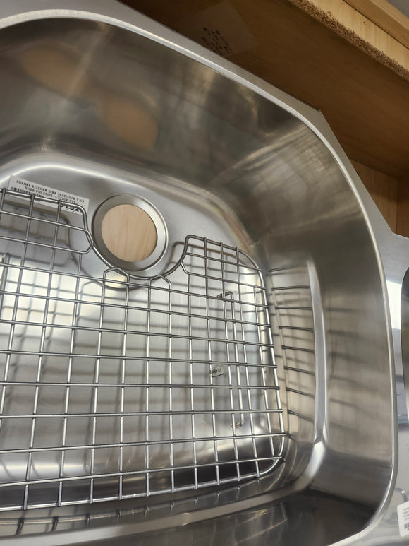 Franke Kitchen Undermount Sink 36 x 21 (1 3/4) RHSB Prestige Stainless Steel PRX120RH Floormodel Clearance As is