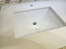 60" Laurel White Vanity and Double Countertop Combo (as is)-4