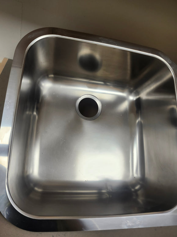 Blanco Supreme 512729 36 Inch Undermount Super Supreme 1 & 3/4 Bowl Stainless Steel Sink Floormodel Clearance as is
