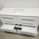 Vida 60 Inch Bathroom Vanity & Quartz Top Floormodel Clearance Sold As Is (212)-12