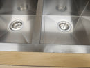 Blanco PRECISION R0 33 in. 60/40 Double Bowl Undermount Stainless Steel Kitchen Sink 400473 Floormodel Clearance As is-5