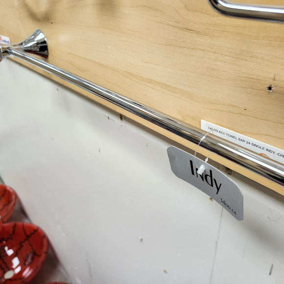 Laloo Indy 24 Inch Towel Bar Floormodel Clearance As Is