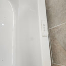 Duravit Sharck Drop In 74 3/4 x 35 1/4 Air Jet Freestanding Bathtub Floormodel Clearance As is M8-8