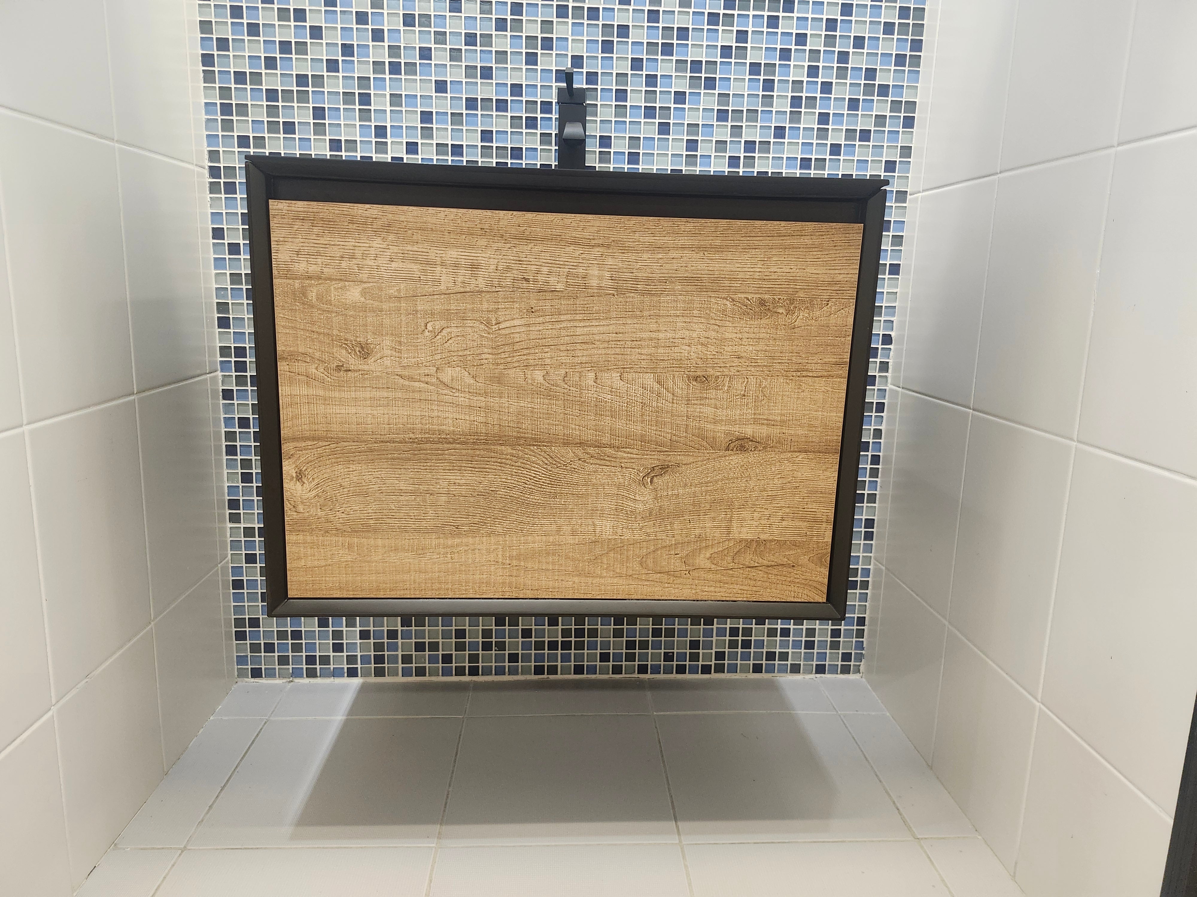 29" Flisa Top Secret Wall Vanity with Countertop Combo (as is) - 0